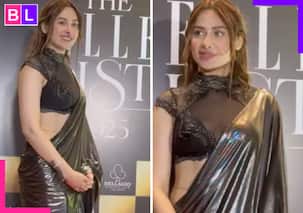 Mahira Sharma's first red carpet appearance in bold black saree amid Mohammed Siraj dating rumours goes viral; 'Siraj  Bhai alag...' [Watch]