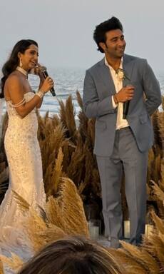 Aadar Jain and Alekha Advani get married in Goa; Ranbir Kapoor, Alia Bhatt, Kareena Kapoor give it a miss