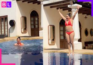 बिकिनी पहनकर स्वीमिंग पूल में उतरी Sumona Chakravarti, Kapil Sharma की ऑन स्क्रीन वाइफ के हॉट वीडियो ने उड़ाया गर्दा