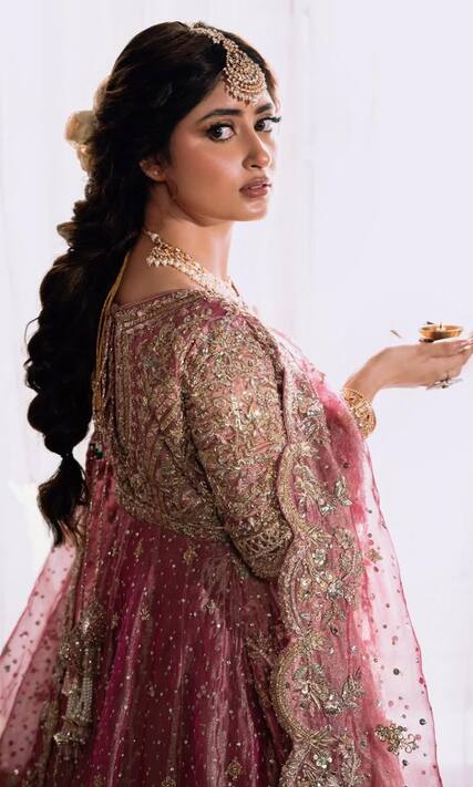 white christmas dresses Sajal Ali Look – á La Couture main image 1