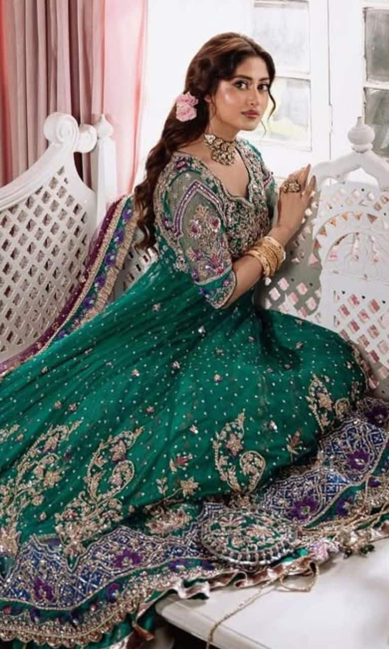 Sajal Aly inspired top 10 latest Pakistani suit collection
