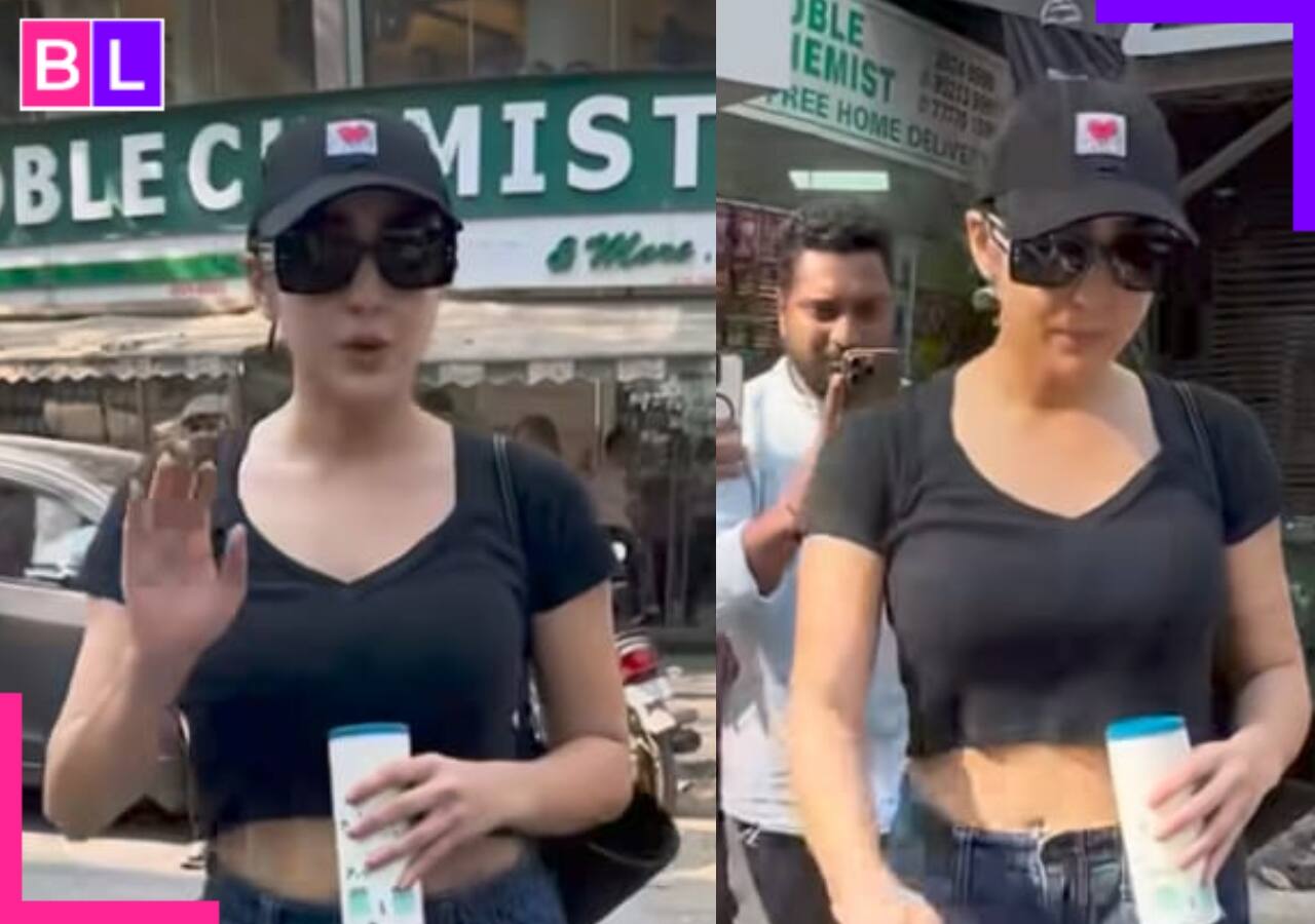 Sara Ali Khan looks uncomfortable, folds hands and runs as she is chased by paps; fans say ‘Kareena Kapoor ki…’