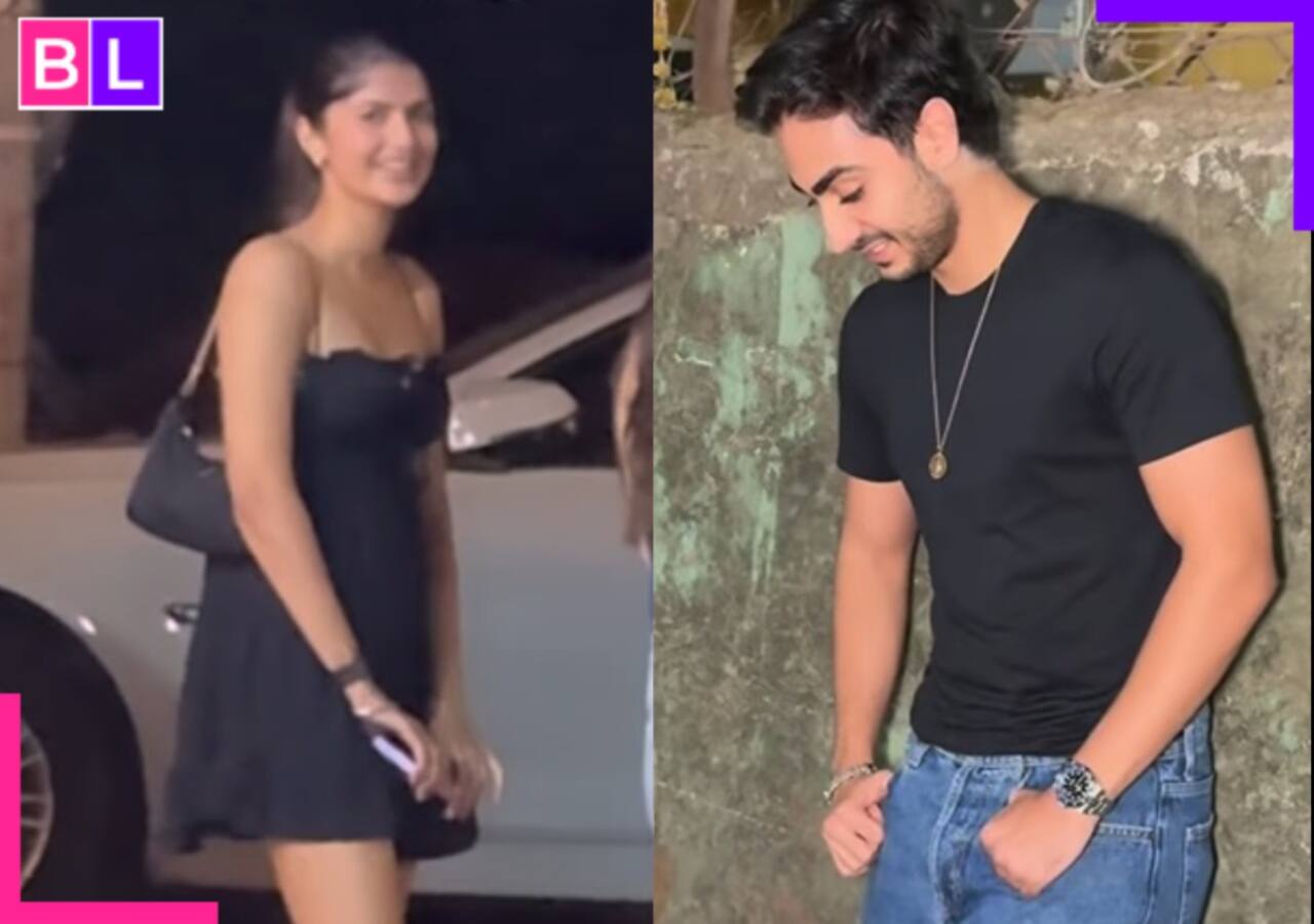 Arhaan Khan can't contain his.... after paps see him with Varun Dhawan's niece Anjini Dhawan; fans say 'Inka apne...'