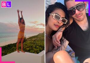 Priyanka Chopra sizzles in a red bikini on vacation with husband Nick Jonas and daughter Malti Marie; see pictures