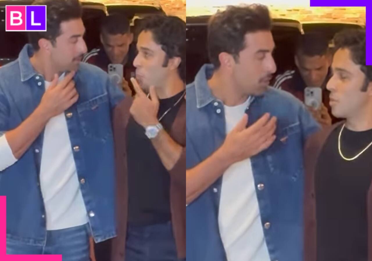 Ranbir Kapoor, cousin Zahan Kapoor's heartwarming moment at Black Warrant screening goes viral [Watch]