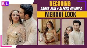 Aadar Jain, Alekha Advani stun in two different mehendi ceremony looks