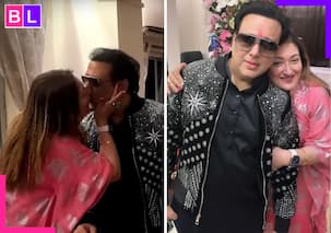 Govinda and Sunita Ahuja's passionate kiss goes viral amidst divorce rumors [watch]