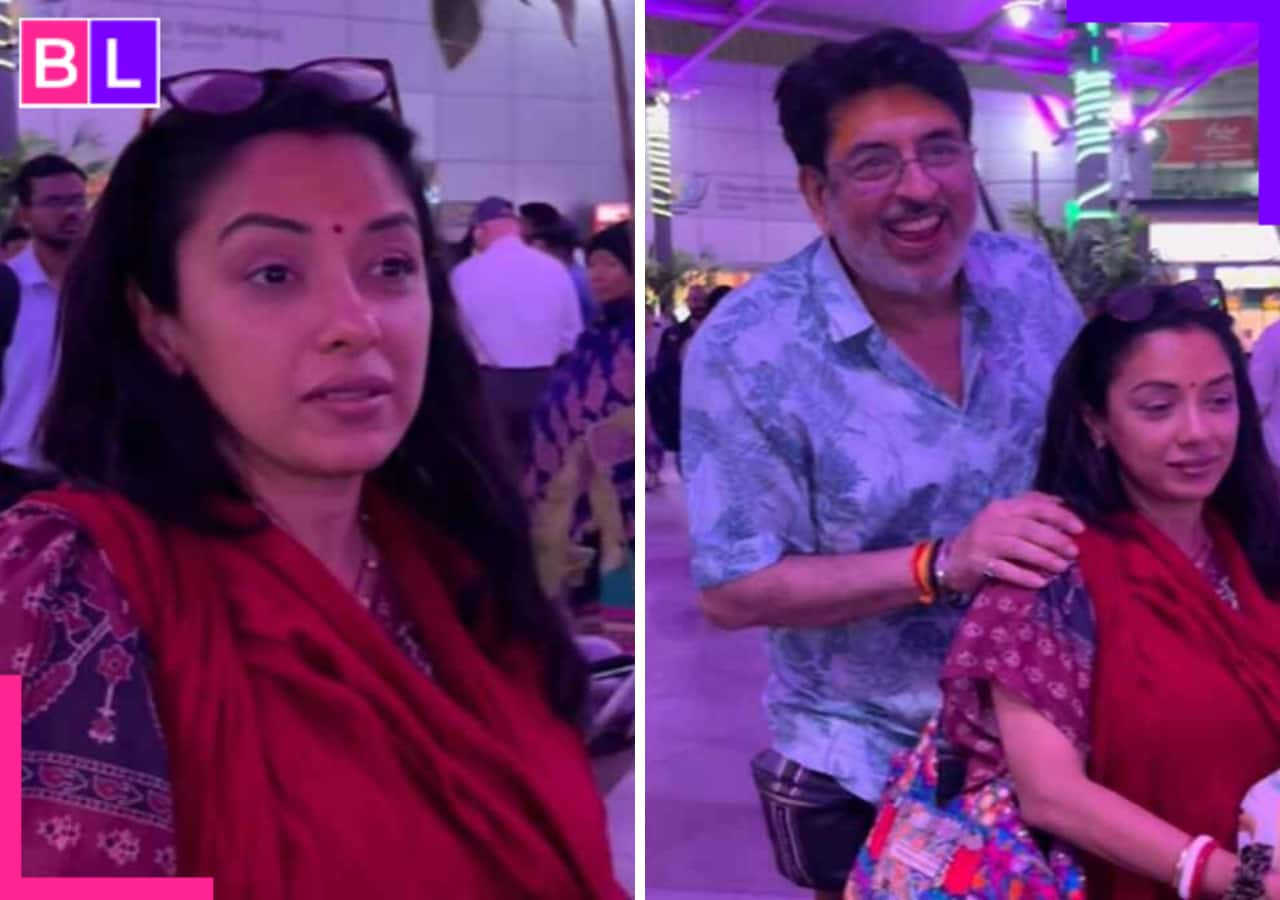 Anupamaa actor Rupali Ganguly spotted at airport after her return from Mahakumbh; says ‘Sabke paap…’ Anupamaa actor Rupali Ganguly spotted at airport after her return from Mahakumbh; says ‘Sabke paap…’