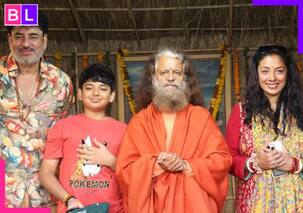 Amid controversy with stepdaughter Esha Verma, Rupali Ganguly performs aarti at Maha Kumbh; see viral photos