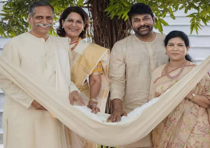 Chiranjeevi  adorable note for his granddaughter