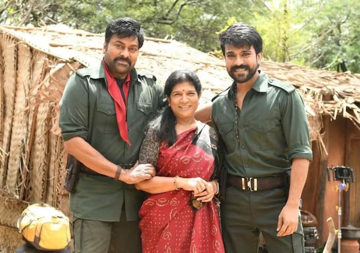 Chiranjeevi  and Ram Charan