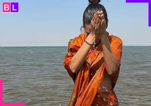 Mahakumbh पहुंचकर इस बोल्ड हसीना ने संगम में लगाई डुबकी, कभी टॉपलेस होकर खड़ा कर चुकी है बवाल  ​