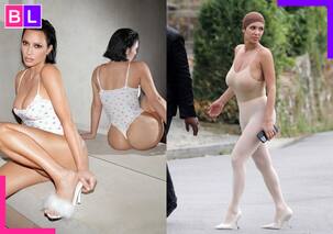 Kim Kardashian copies Kanye West's wife Bianca Censori in sensuous photoshoot; check out viral photos