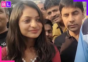 Monalisa greets fans with warmth as she reaches Patna; heartwarming moments with Sanoj Mishra go viral