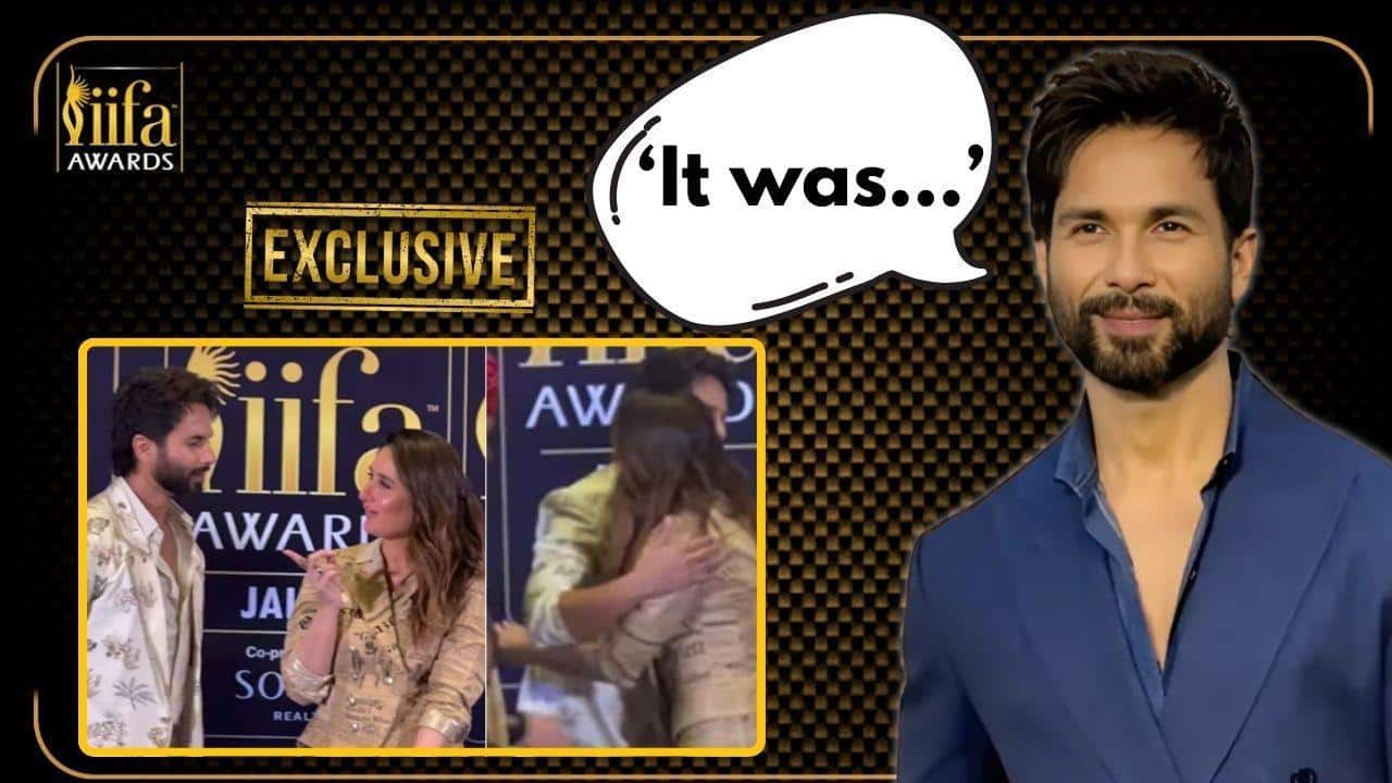 Shahid Kapoor’s REACTION on viral hug video with Kareena Kapoor Khan at IIFA 2025 [EXCLUSIVE]
