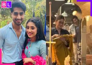 Harshad Chopda, Shivangi Joshi’s VIRAL BTS photos from Bade Achhe Lagte Hain Phir Se sets reveals...