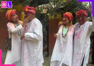 सिर पर पगड़ी, गालों पर गुलाल और गले... Holi से पहले ही शबाना-जावेद पर चढ़ा रंगों का खुमार, इस हालत में...