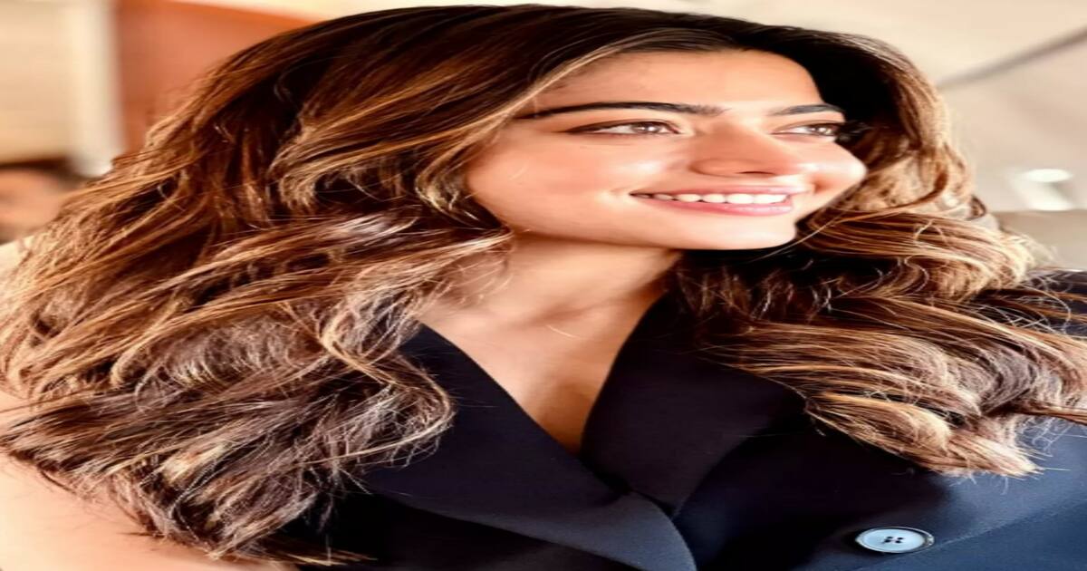 Chic hairstyles for oval face shape inspired by Rashmika Mandanna