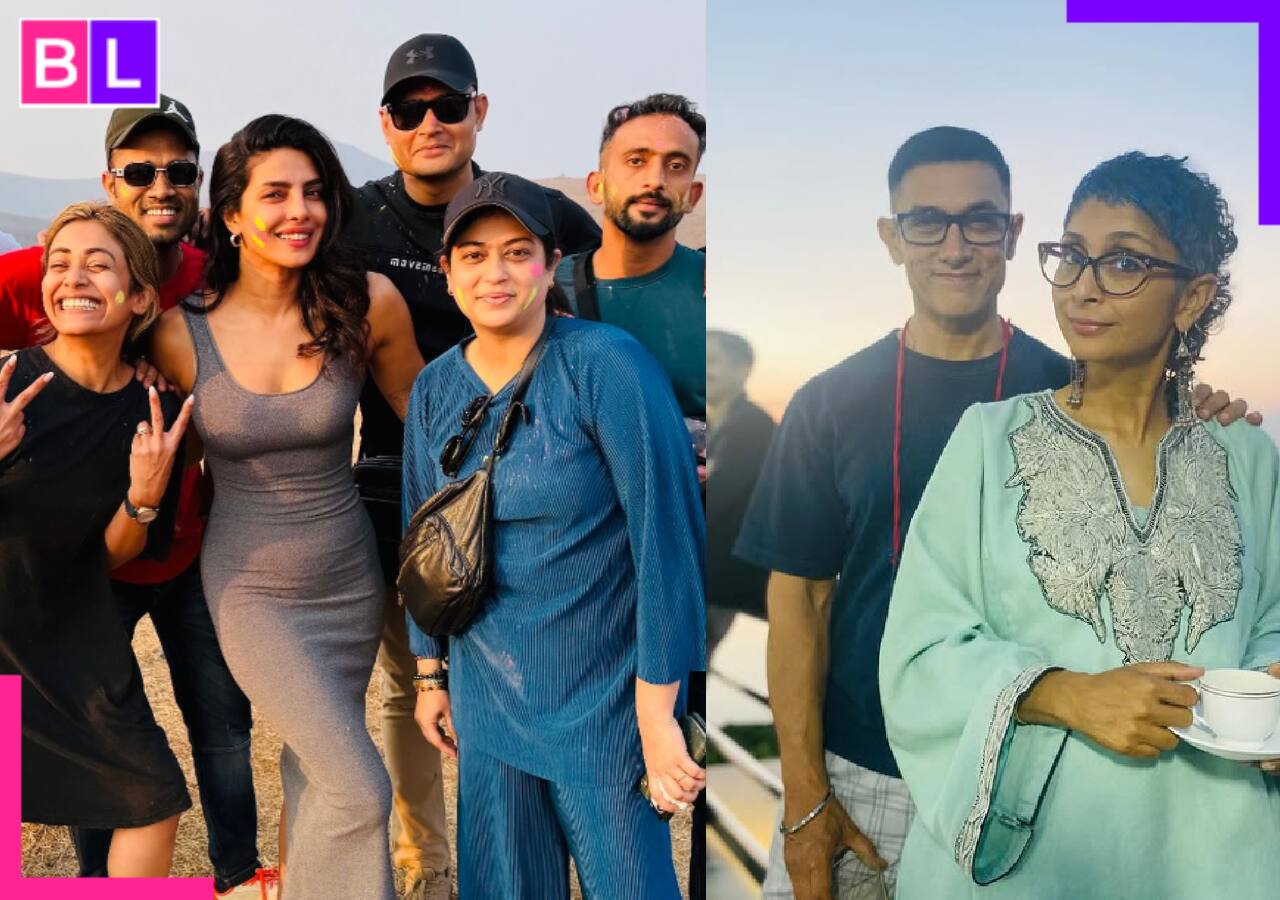 Priyanka Chopra celebrates Holi on sets of Rajamouli's next, Kiran Rao sends birthday wish to Aamir Khan