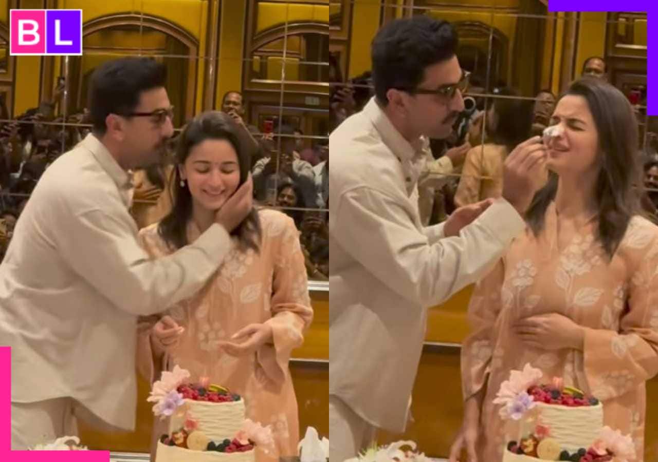 Alia Bhatt’s hilarious cake moment with Ranbir Kapoor goes viral; netizens feel 'This was done on...'