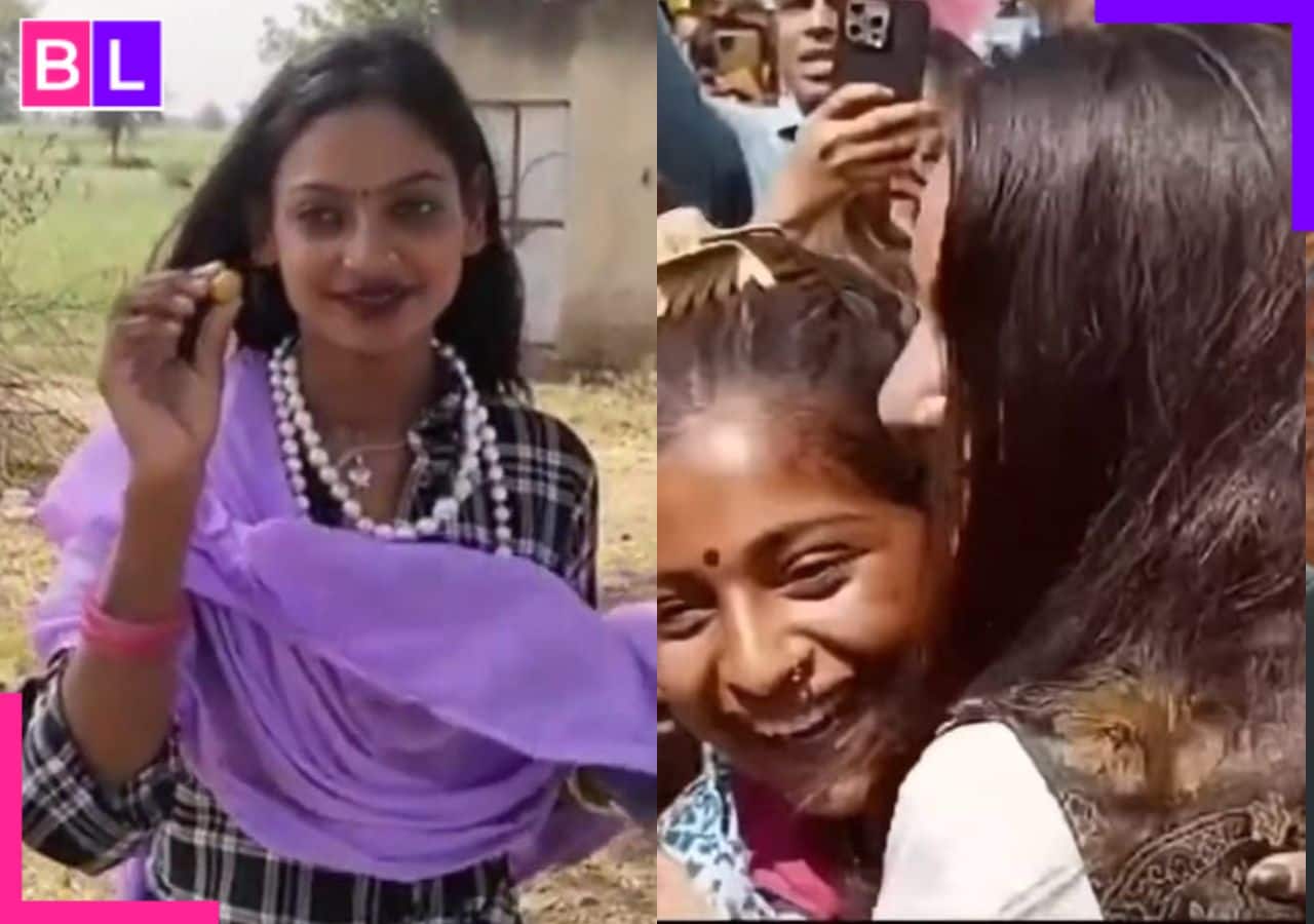 Viral sensation Monalisa mobbed by fans during village visit, asked for selfies; netizens react 'Bahut hi sundar…' Viral sensation Monalisa mobbed by fans during village visit, asked for selfies; netizens react 'Bahut hi sundar…'