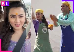 Tejasswi Prakash and  Rajiv Adatia seek Sai Baba’s blessings ahead of Celebrity MasterChef special episode