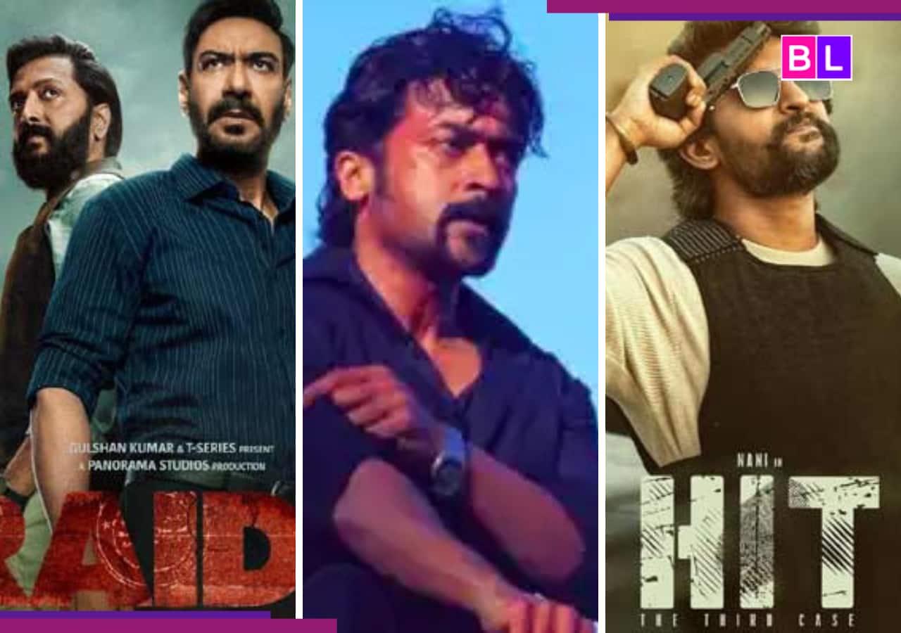 Raid 2 vs Hit 3 vs Retro: Ajay Devgn, Nani, or Suriya - Who will win day 1 advance booking battle?