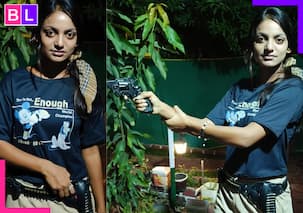 'वायरल गर्ल' मोनालिसा ने गुस्से में तानी पिस्टल, वीडियो देख लोग बोले- 'अब किसे...'