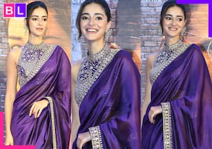 Kesari 2 की स्क्रीनिंग पर पर्पल साड़ी पहनकर आईं Ananya Panday, एक्ट्रेस के देसी लुक को देख धड़क जाएगा दिल