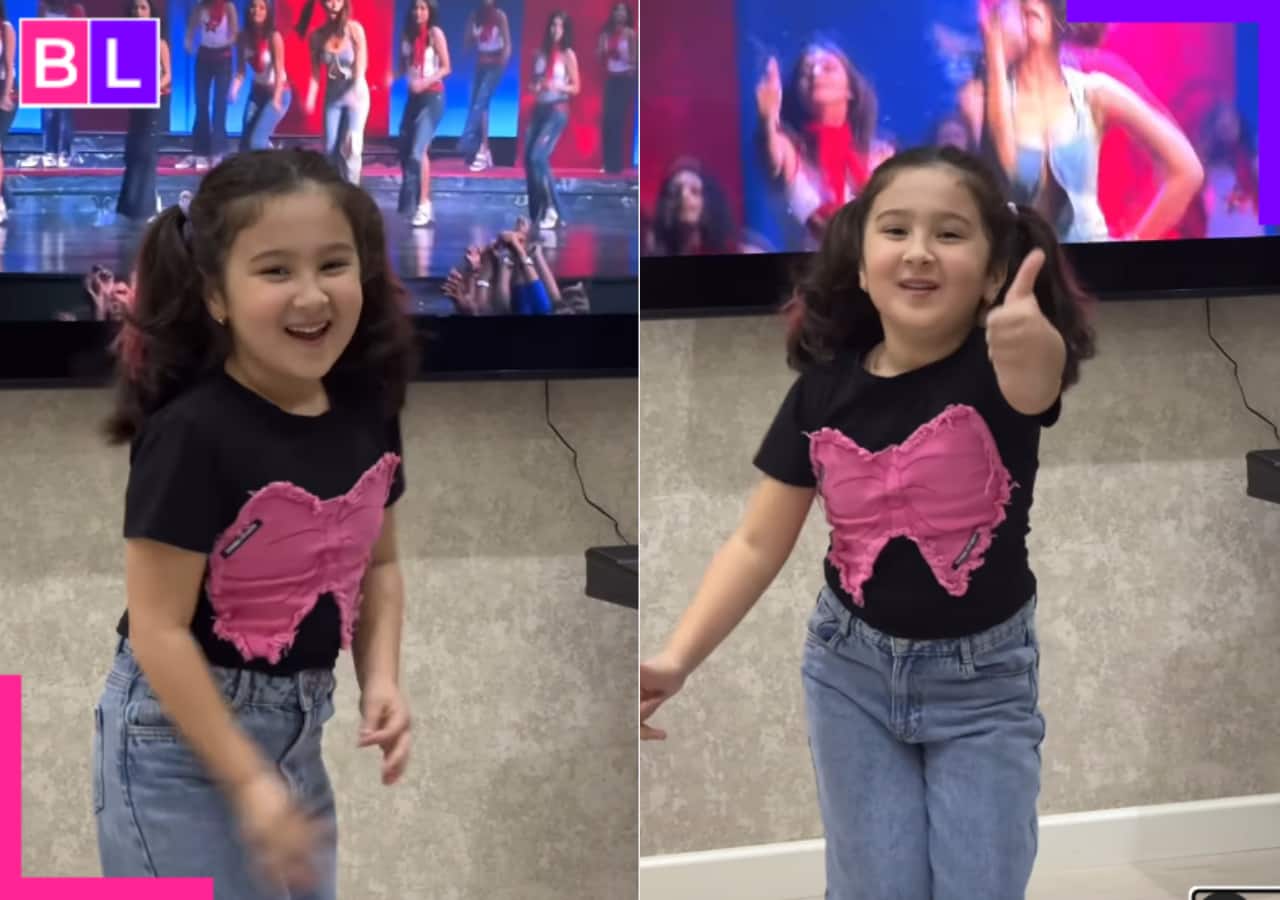 Kareena Kapoor's little fanooks adorable as she grooves to her viral track, netizens call her young Sara Ali Khan [Watch video]