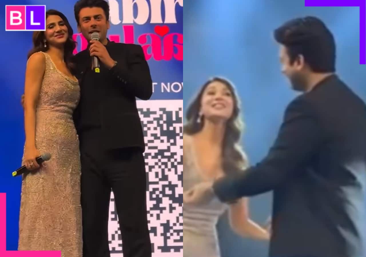 Fawad Khan and Vaani Kapoor's offscreen chemistry at Abir Gulaal music launch goes viral, fans feel…