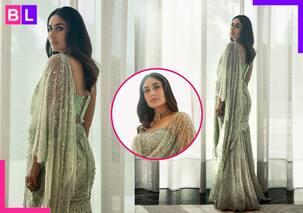 करीना कपूर का ग्लैमरस अवतार, नेट की साड़ी और बैकलेस ब्लाउज में ढाया कहर, तस्वीरें देख फैंस बोले- 'हसीना...'