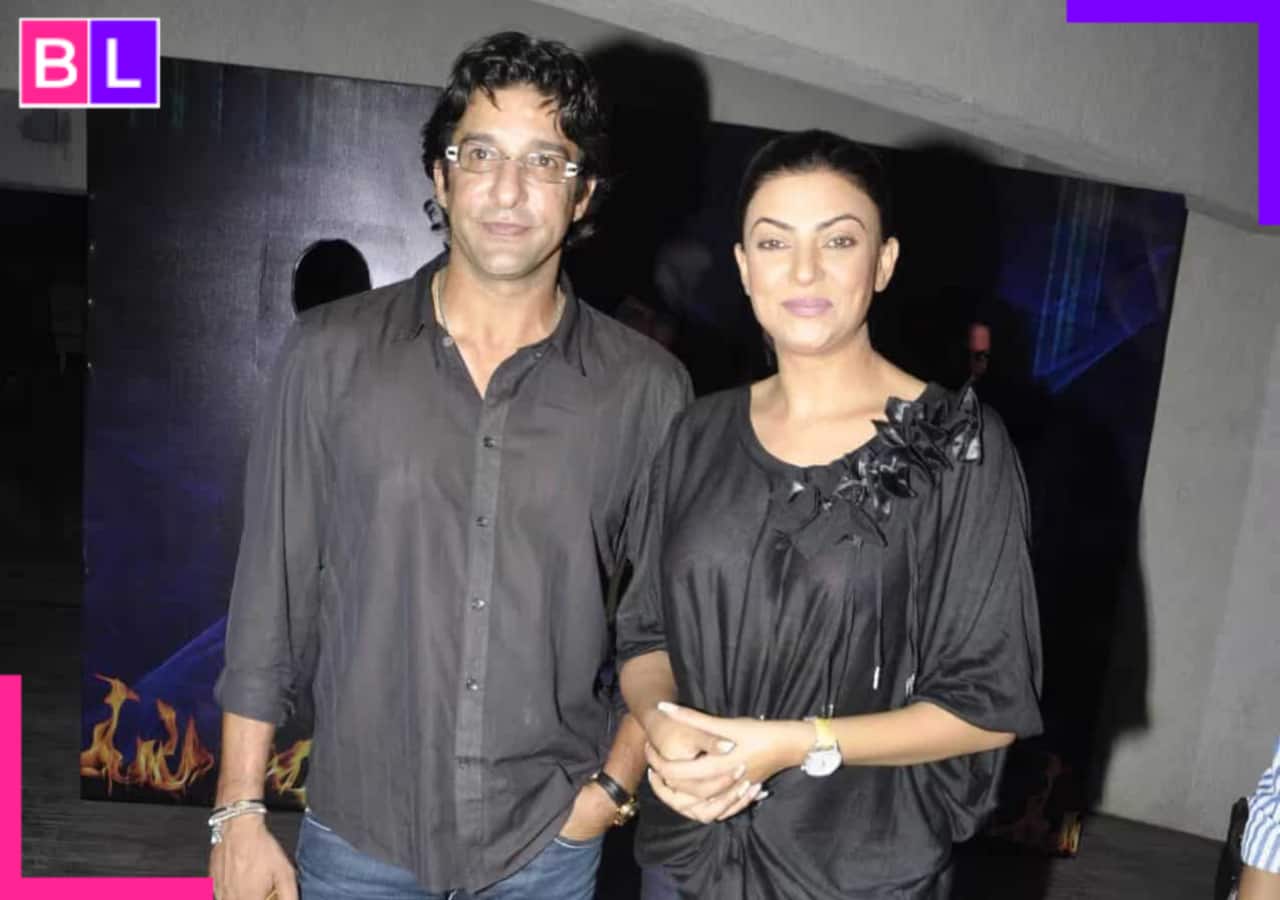 Wasim Akram and Sushmita Sen