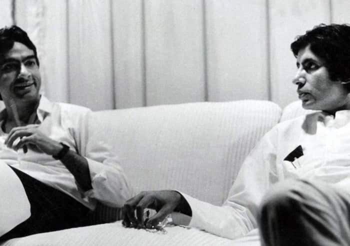Amitabh Bachchan with Ajitabh Bachchan
