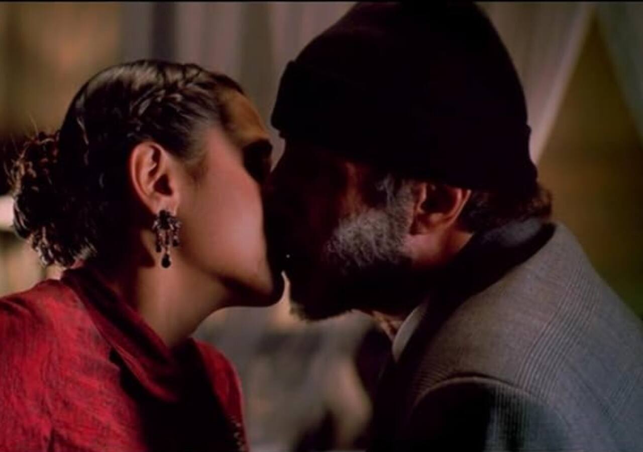 Amitabh Bachchan's kiss in Black with Rani Mukerji