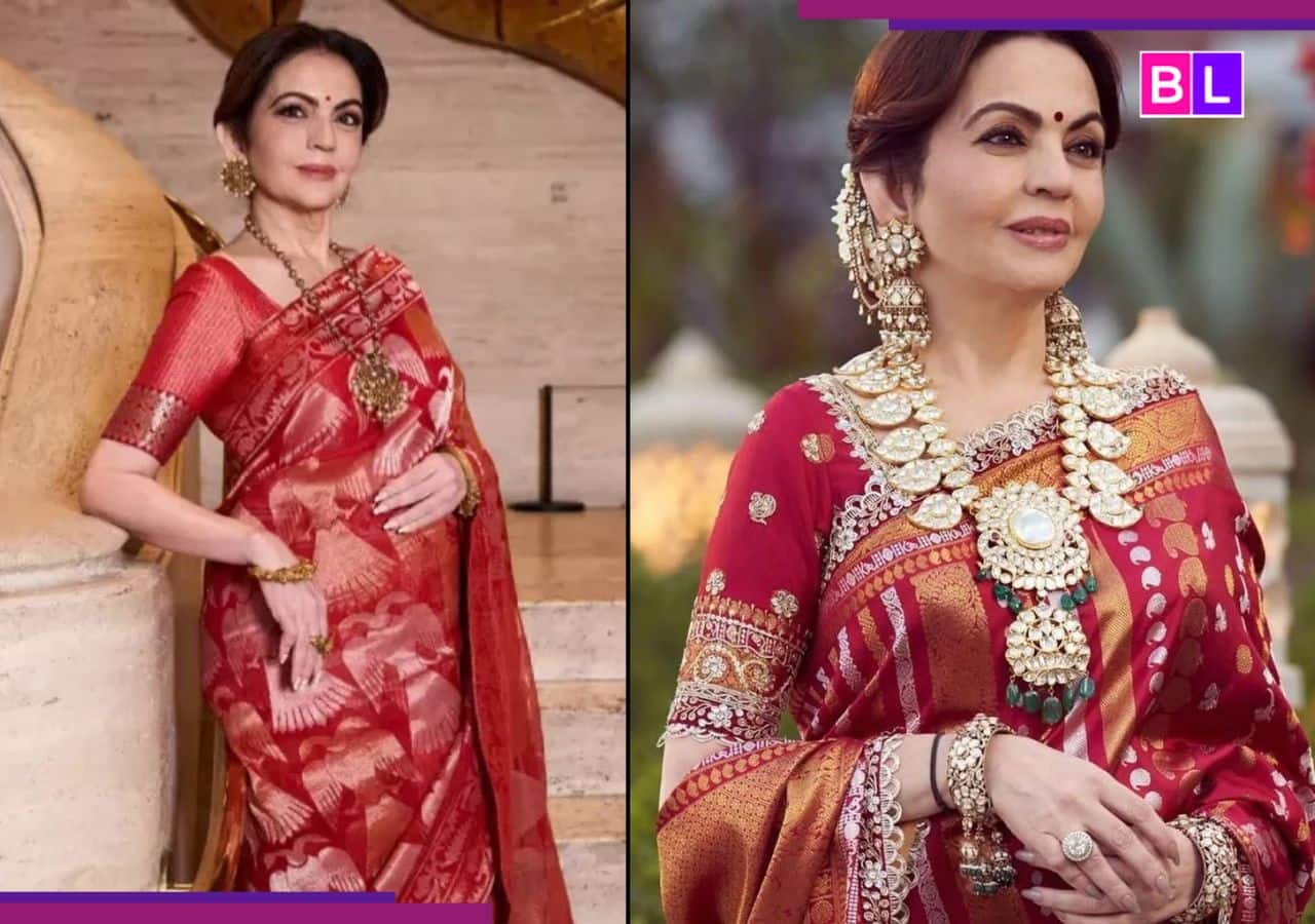 Nita Ambani stuns in custom Hermes Birkin bag with Indian Motifs at NMACC event in New York Nita Ambani stuns in custom Hermes Birkin bag with Indian Motifs at NMACC event in New York