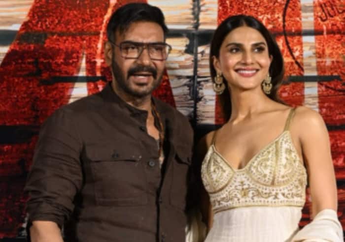 Vani Kapoor and Ajay Devgan