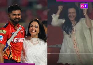 Preity Zinta dances in joy after PBKS reaches top 2 in IPL