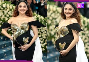 Met Gala 2025: Kiara Advani flaunts baby bump in black bodycon dress, celebrates motherhood with golden breastplate - See pics