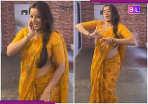 मोनालिसा ने साड़ी पहन हिंदी गाने पर लगाया ठुमका, डांस मूव्स देख लोग हुए दीवाने, वीडियो हो रहा वायरल