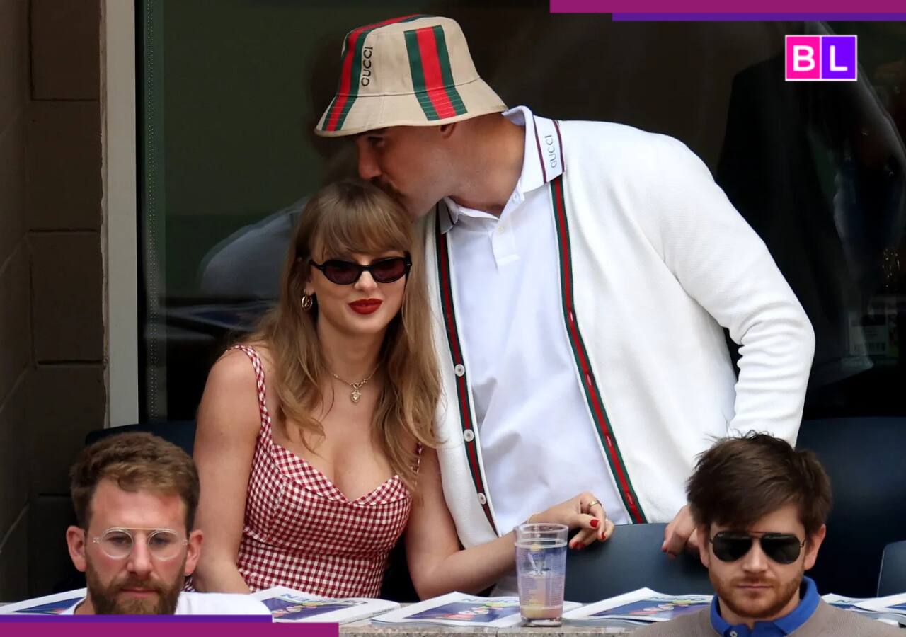 Travis Kelcee leaves fans uncomfortable following an awkward kiss with Taylor Swift