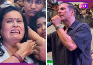 Akshay Kumar requests crowd to calm down at Housefull 5 event in Pune; 'Yaha auratein hai...' [Watch]