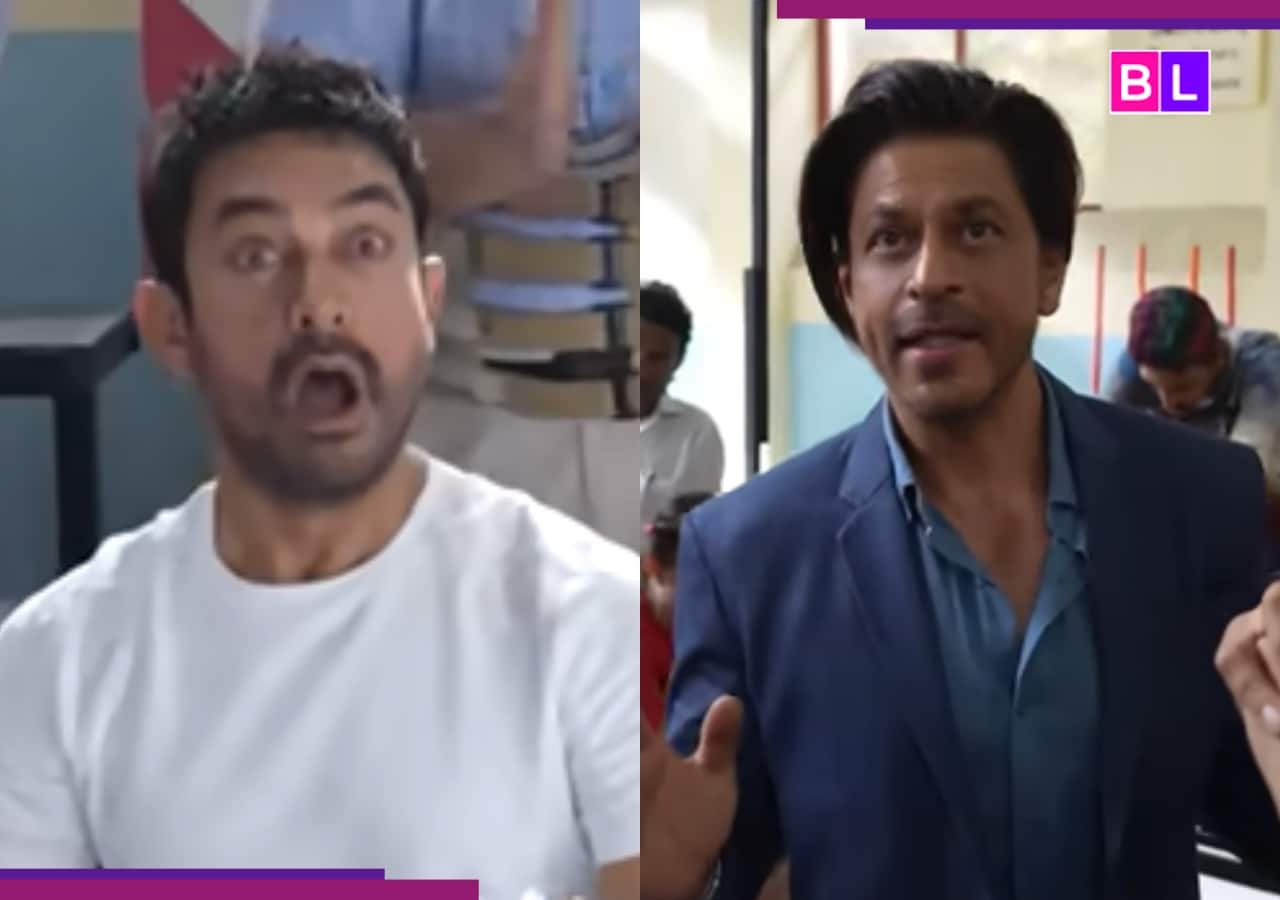 Shah Rukh Khan leaves Aamir Khan STUNNED after visiting Sitaare Zameen Par set, bonds with cast in a special way [Watch viral video]