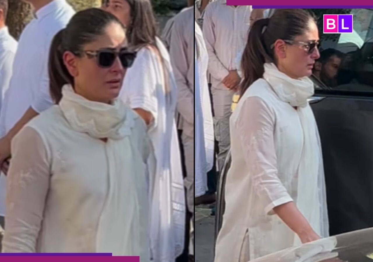 Kareena Kapoor looks devastated after she attends Sunjay Kapoor's funeral, rushes to... [Watch viral video]