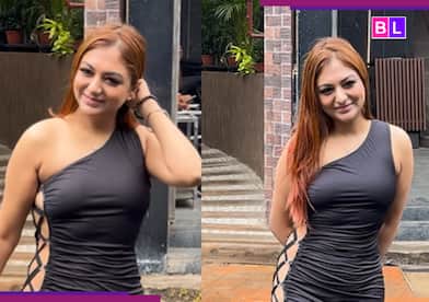 khushi mukherjee black dress Lioness Mesh Long Sleeve Mini Dress