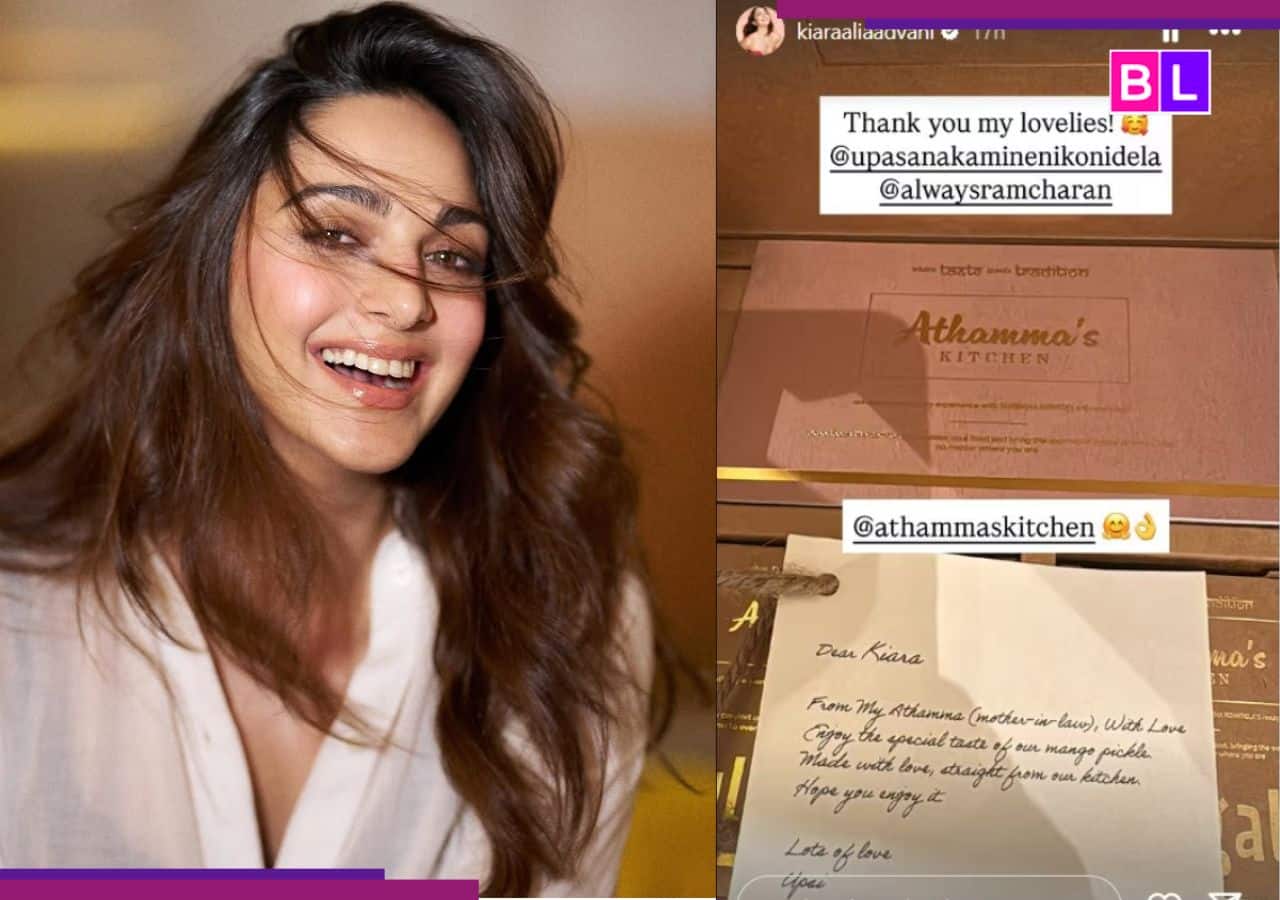Kiara Advani Receives Special Gift from Ram Charan and Wife