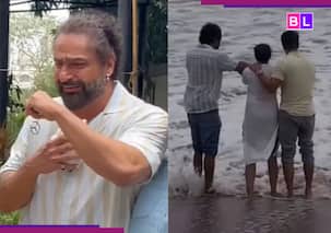 Shefali Jariwala's death: Parag Tyagi cries inconsolably as he carries late wife's ashes after last rites [Watch]