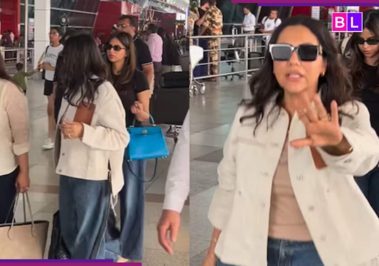 Gauri Khan refuses to get pictures with daughter Suhana Khan, Watch Viral Video