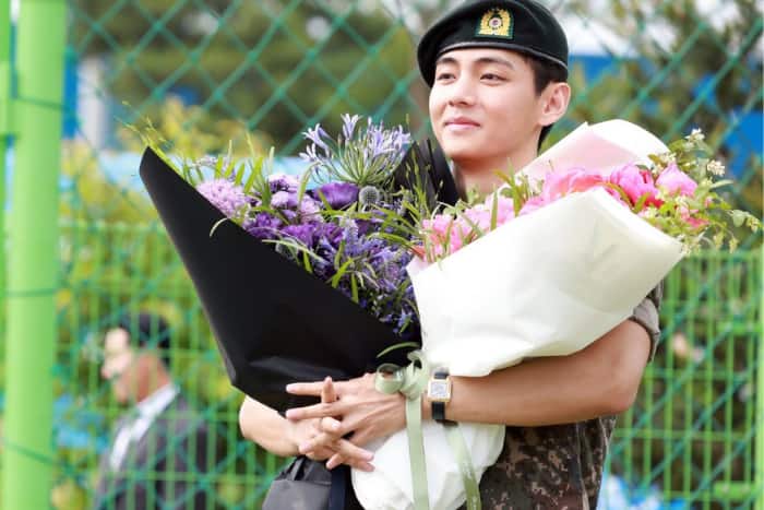 entertainment BTS V's military discharge date