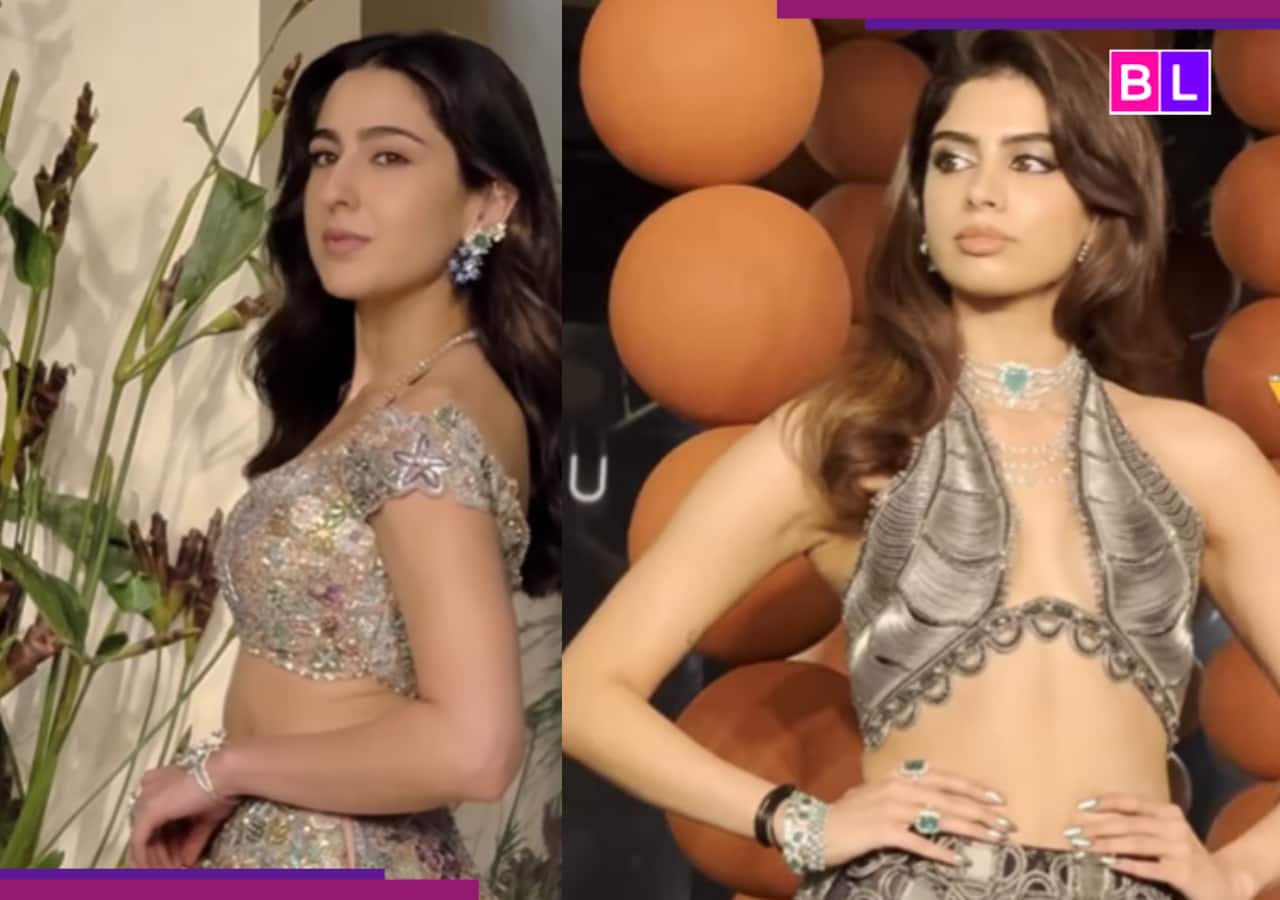 Sara Ali Khan, Khushi Kapoor get brutally trolled for their 'bored' ramp walk, netizens say 'walking like a...'